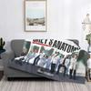 Meredith Grey Derek Shepherd Cristina Yang Blankets Grey's Anatomy Doctor Flannel Novelty Throw Blankets for Bed Lounge Decor