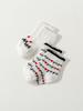 2 Pairs Newborn Baby Girls Boys Socks,White Cute Love Mama & Papa Soft Cotton Baby Socks Are Suitable for Newborns Daily Outfit