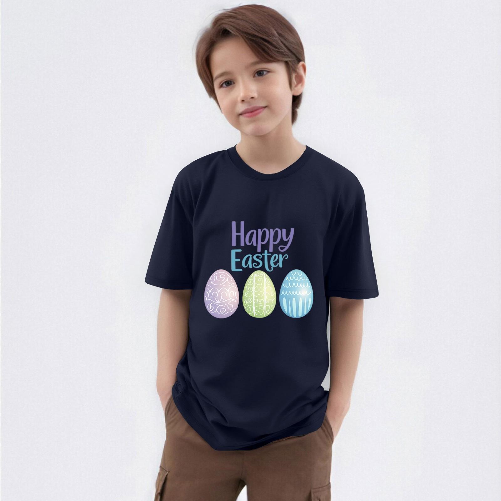 

Детская футболка с круглым вырезом и короткими рукавами 100