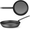Frying Pan for All Types of Cookers, Made of Carbon Steel, Diameter 244 Mm