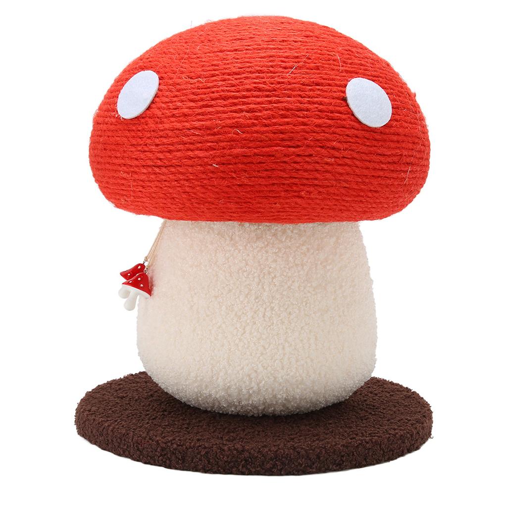 Pilzförmiges Katzenkratzbrett Langlebig Krallenschleifen Sisal Interaktiv Hautfreundlich Niedliches Katzenkratzbrett für