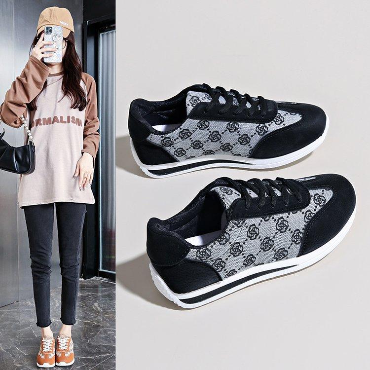 Foreign trade Forrest Gump shoes women's 2024 new autumn and winter ins Korean version flat-soled soft-soled light running shoes Dexun shoes