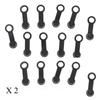 20 PCS Rubber Brake Bleeder Screw Cap with Dust Cover Protects Against Dirt and Moisture for Automotive and Motorcycle Use