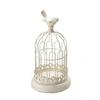 Birdcage Candle Holder Romantic Atmosphere Iron Avian Cage Decor Rustic Charm Decorative Bird