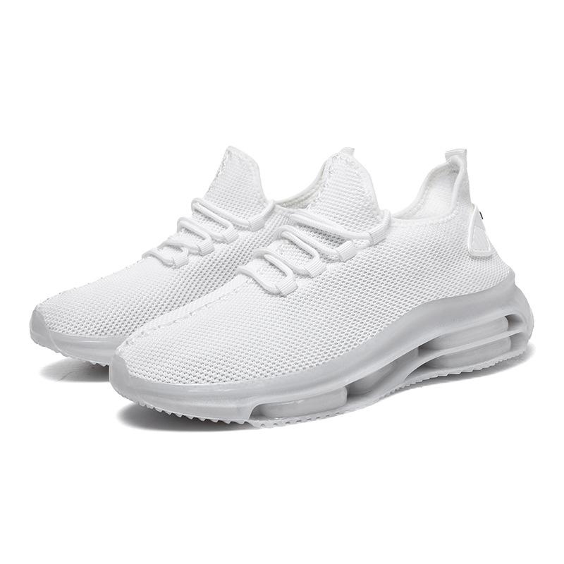 Unisex Cross-Border Breathable Flyknit Mesh Shoes - Wear-Resistant Non-Slip Sports Sneakers