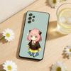 C-Cute Anya Chibi Style Phone Case For Samsung S26,S25,S24,S21,S22,S23,S30,Ultra,S20,Plus,Soft Black Shell
