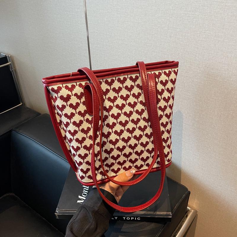 

Повсякденна нова червона сумка-відро, корейська версія, універсальна весільна сумка для нареченої, модна жіноча сумочка