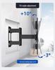 Ultra-Thin Telescopic Rotating Wall Mount Bracket for 65-100 Inch TVs