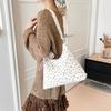 Retro corduroy bag large capacity new single shoulder fashion versatile underarm commuting portable out tote bag
