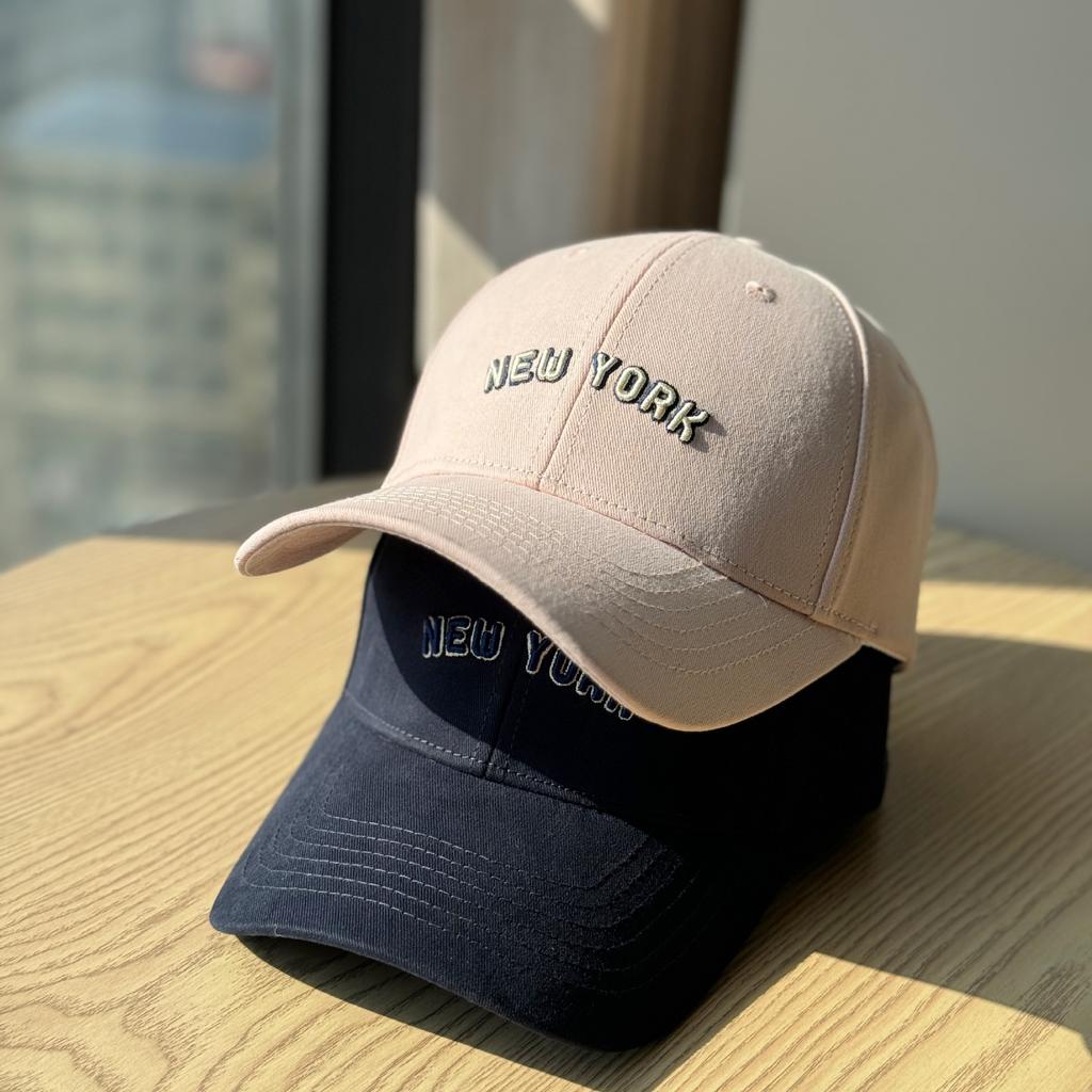 Korean-style Letter Embroidery Hard cap2026Trendy and Versatile Internet Celebrity Baseball Cap for Women, Sun Protection Hat for Men