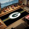 Green Bay Packers Tryck Kudde Halkfri Laptop Surfplatta Stor Musmatta XXL Mat Mini PC Spelmatta Med Låst kant