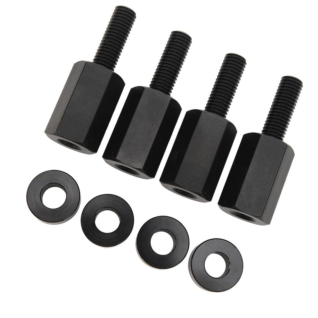 4PCS 1.5 Inch Seat Riser Easy To Install 1.5 To 2.0 Inches Seat Lift Mounts for Maverick X3 All Years Black