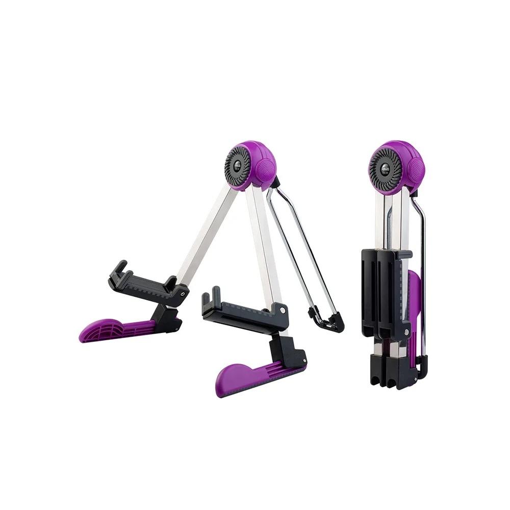 Guitar Stand Universal Folding Tripod Holder Portable A-Frame Musical Rack for Guitar Ukulele Violin Mandolin
