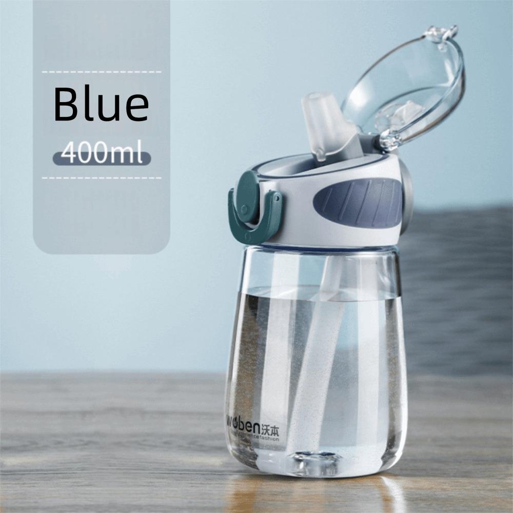 Drop Proof Kids Sippy Cup Food-Grade Silicone Water Bottle Portable Water Straw Cup