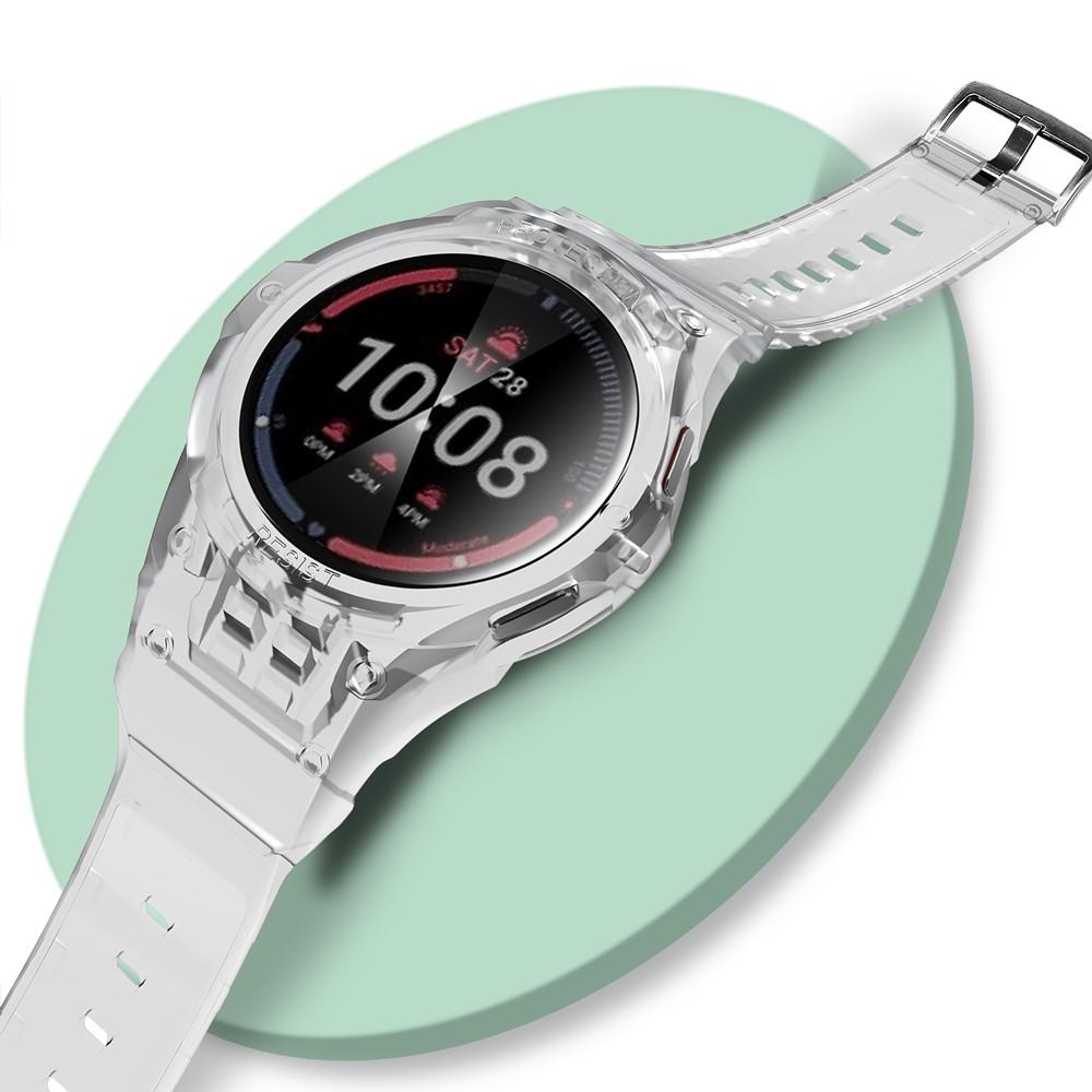 Coque de protection TPU pour cadre, bracelet de montre pour Samsung Galaxy Watch 7/6/5/4/FE 40 mm 44 mm, bracelet, étui bumper