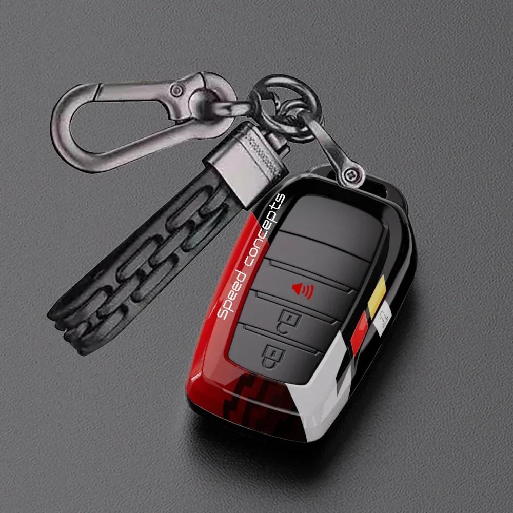 gztcv2 Car Key Case Cover Shell For Toyota Land Cruiser 200 300 Prado Crown TLK 200 Yaris Cross Hilux Innova Fortuner Camry 55