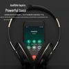 Foldable Over-Ear Bluetooth Headphones with Heavy Bass and Card Slot