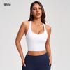 Shockproof Running Fitness Bra with Removable Pads - Y-Back Sports Yoga Tank Top for Women
