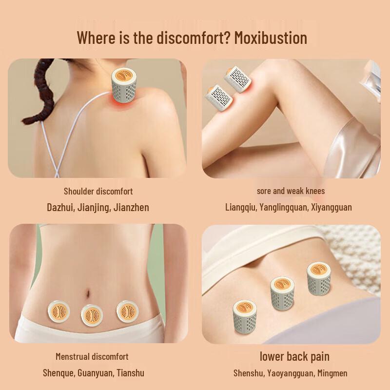 Hezheng Portable Smokeless Moxibustion Canister (2-Pack)