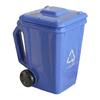 Yousheng Funny Trash Bin Ceramic Mug with Lid, Novelty Garbage Can Drinking Tea Cup with Handle, Recycling Bin Coffee Mug, Gag Gifts for Coworkers