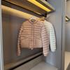 Ceiling Version, High-quality M Home, Popular New Women's Light and Thin Short Down Jacket, White Duck Down.