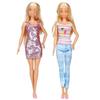 50 Pack Barbie Doll Clothes Tops Pants Dresses Shoes Fashion Party Accessories Set Kids Girls Toy Gift