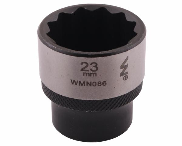 3/8" Twelve-point Socket. 23 . CrV50BV30. DIN 3124. Waryński
