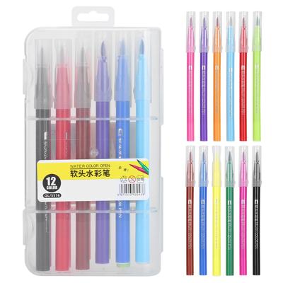 2er Set Aquarellmalstift Zeichenstift Verschiedene Farben Feinspitzen Marker Kunstwerkzeuge
