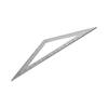 Measuring Tool Carpenter Triangle 45 90 Set Square Angle Marking Template Portable Set Square Steel Angle Gauge For Carpentry