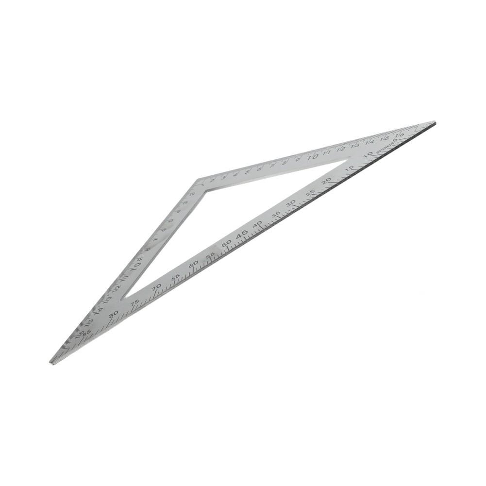Measuring Tool Carpenter Triangle 45 90 Set Square Angle Marking Template Portable Set Square Steel Angle Gauge For Carpentry