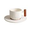 JUSTINLAU Ceramic Mug Valentine's Day Gifts Breakfast Coffee Milk Oat Cup Creative Couple Cup with Handle Home/Office Water Cups