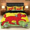 Pimpa Bedding Quilt Set Quilt Cover Pillowcase Home Decoration Birthday Gift (1 * duvet cover + 2 * pillowcase, without core)