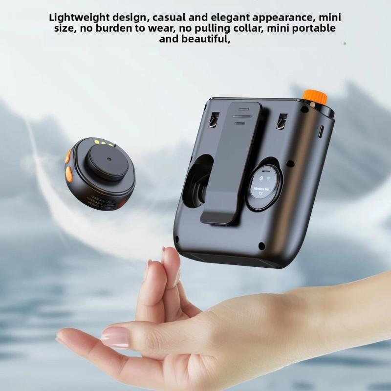 Wireless Microphone Loudspeaker Portable Voice Amplifier with Lavalier Teaching & Streaming Clip-on Bluetooth Speaker