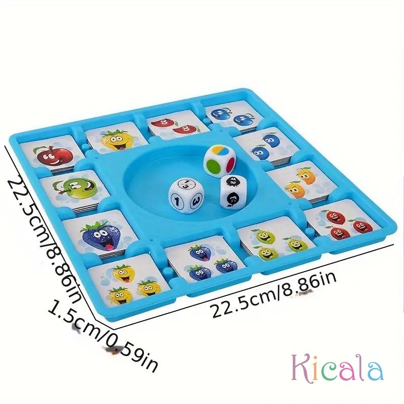 Fruit Suction Board Game for Kids Interactive Parent-Child Party Game Educational Puzzle Toy Reaction Training Mixed Color Gift
