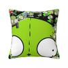 Invaders Zims Cartoon Pillow Cover Square Pillow Case Cushion Cover Vintage Graphic Pillowcases For Sofa Home Decorative