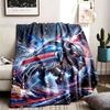 Buffalo Bills Theme Blanket Suitable For The Sofa Camping And Travel Made Of Soft Flannel Material An Ideal Gift For Occasions Such As Birthdays And G
