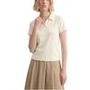 Skechers Moisture Wicking Breathable Solid Color Polo Shirt Women tops L226W099-008D