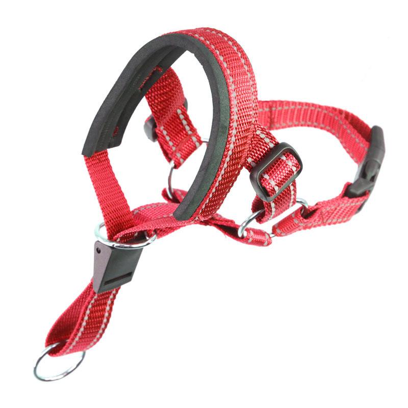 Gentle Leader Dog Head Collar No Pull Soft Padded Nylon Head Halter with Striped Pattern Stops Heavy Pulling