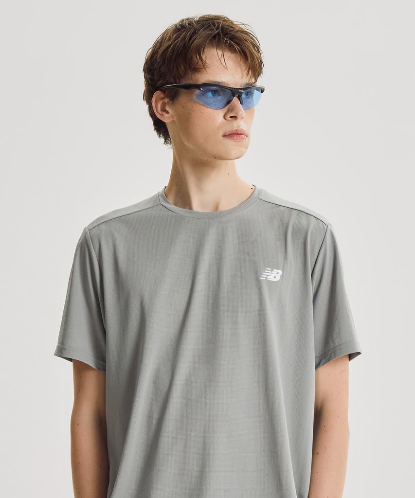 Nyuballanseu Nbneg36103 / Uni Sports Essentials Short Sleeve T-Shirt (Gray)