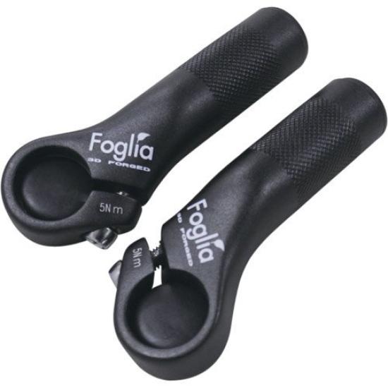 FOGLIA Bicycle Bar End Bar Black Auxiliary Handle Cross Bike Road Bike Diameter 22.2mm