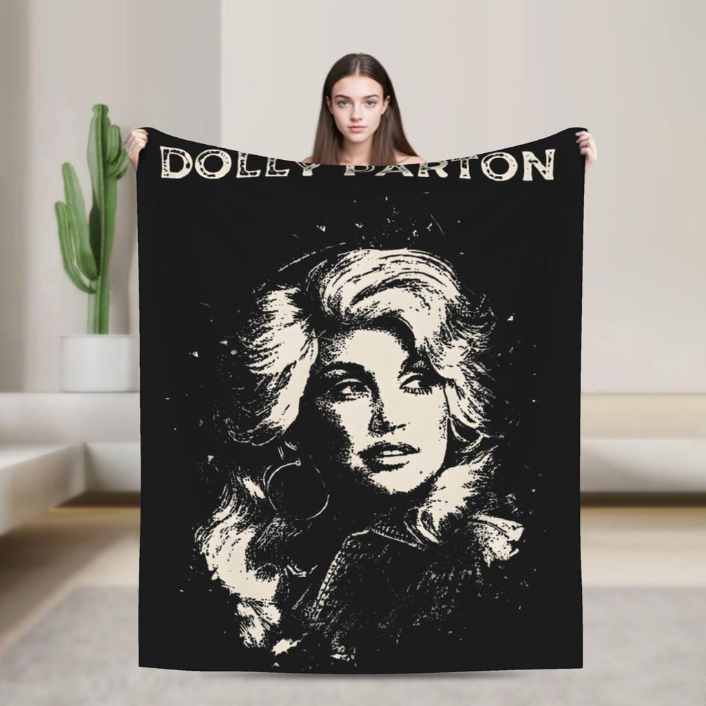 Rip Dolly Parton Blanket Multiple Sizes Soft And Lightweight Throw Blankets For Sofa Couch And Bed