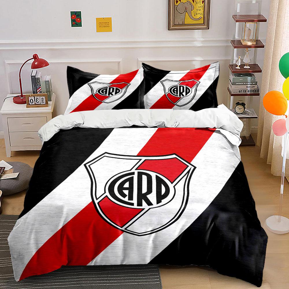 "Red White Black Shield Design" Bedding Duvet Cover Set Duvet Cover Pillowcases  (1 * Duvet Cover 2 * Pillowcases, without duvet insert)
