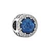 Brilliant Deep Blue Bead 925 Silver Necklace Women Necklace 791725NMB