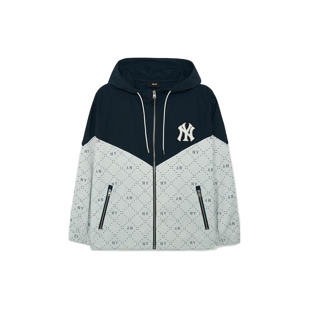 MLB Old Flower Jacket Unisex Dark Cream 3AWJM0234-50CRD XS