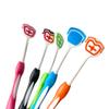 Silicone Oral Hygiene Tool Oral Care Tongue Brush Tongue Scraper Cleaner Tongue Scraper Mouth Brush