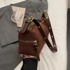 Simple Sense of Luxury Portable Retro Crossbody Bags for Women 2026 Winter New Large Capacity Faux Suede Square Shoulder Bags