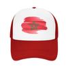 Morocco Flag Sun Hats Casual Baseball Cap Spring Trucker Hat High Quality Outdoor Gym Snapback Cap UnisexTeens Baseball Caps