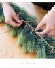 NUCHI PE Leaf Encrypted Christmas Pine Branch DIY Door Decoration