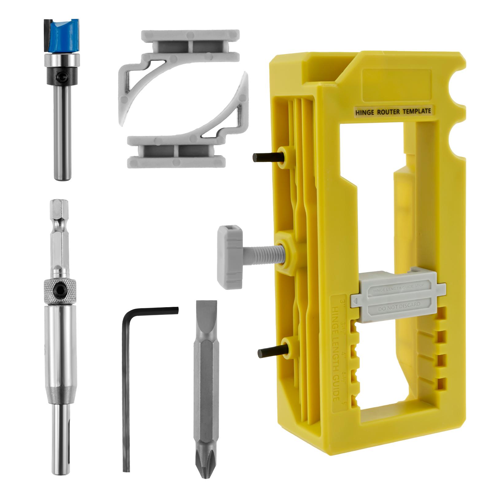 

Door Hinge and Door Latch Installation Kit Door Hinge Mortiser Template Door Latch for Accurate Chiseling Scoring Easy to Use