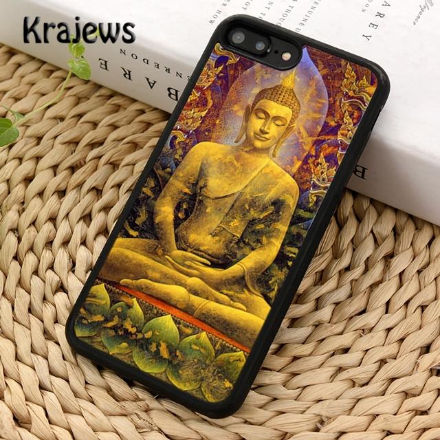 Krajews Colorful Buddha Soft Phone Case Cover For iPhone 14 5s 6s 7 8 Plus X XR XS 11 12 13 Pro Max Samsung Galaxy S21 S22 Ultra